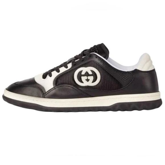Gucci MAC80 Sneaker Black Off White size 11 - Picture 1 of 6
